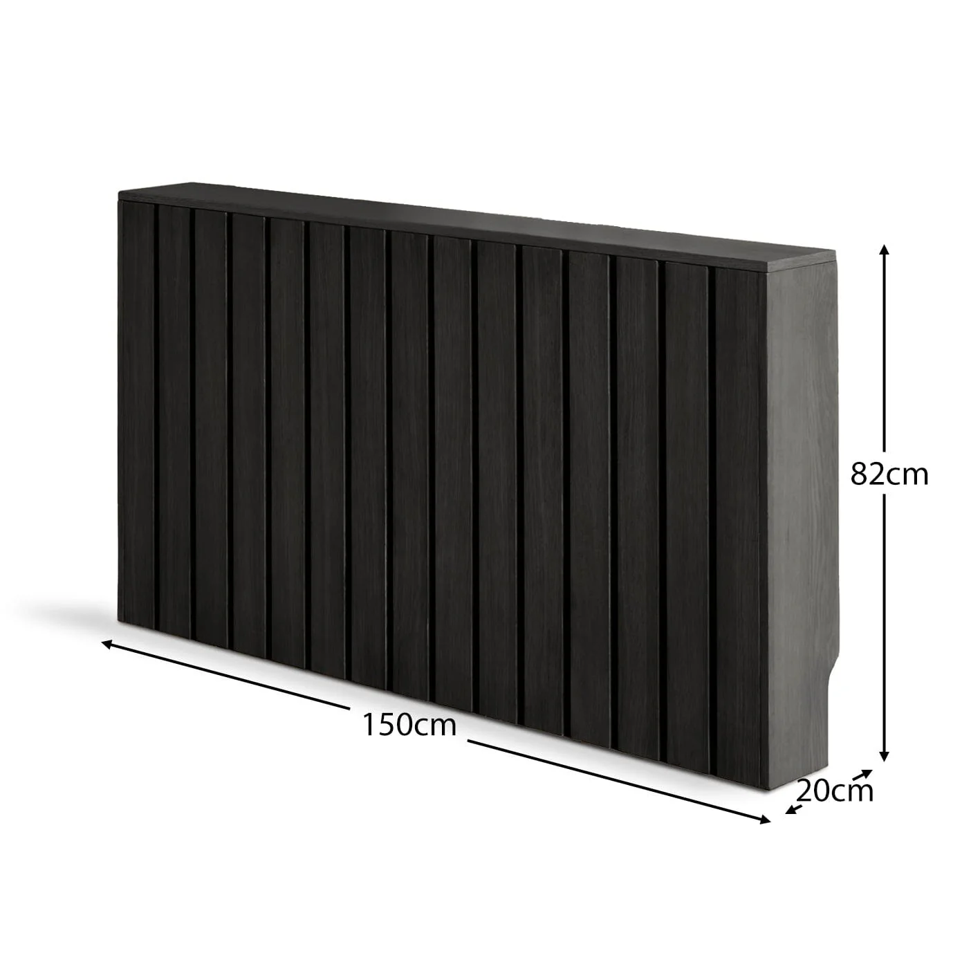 Willow Large Radiator Cover - Black Oak - Image 7