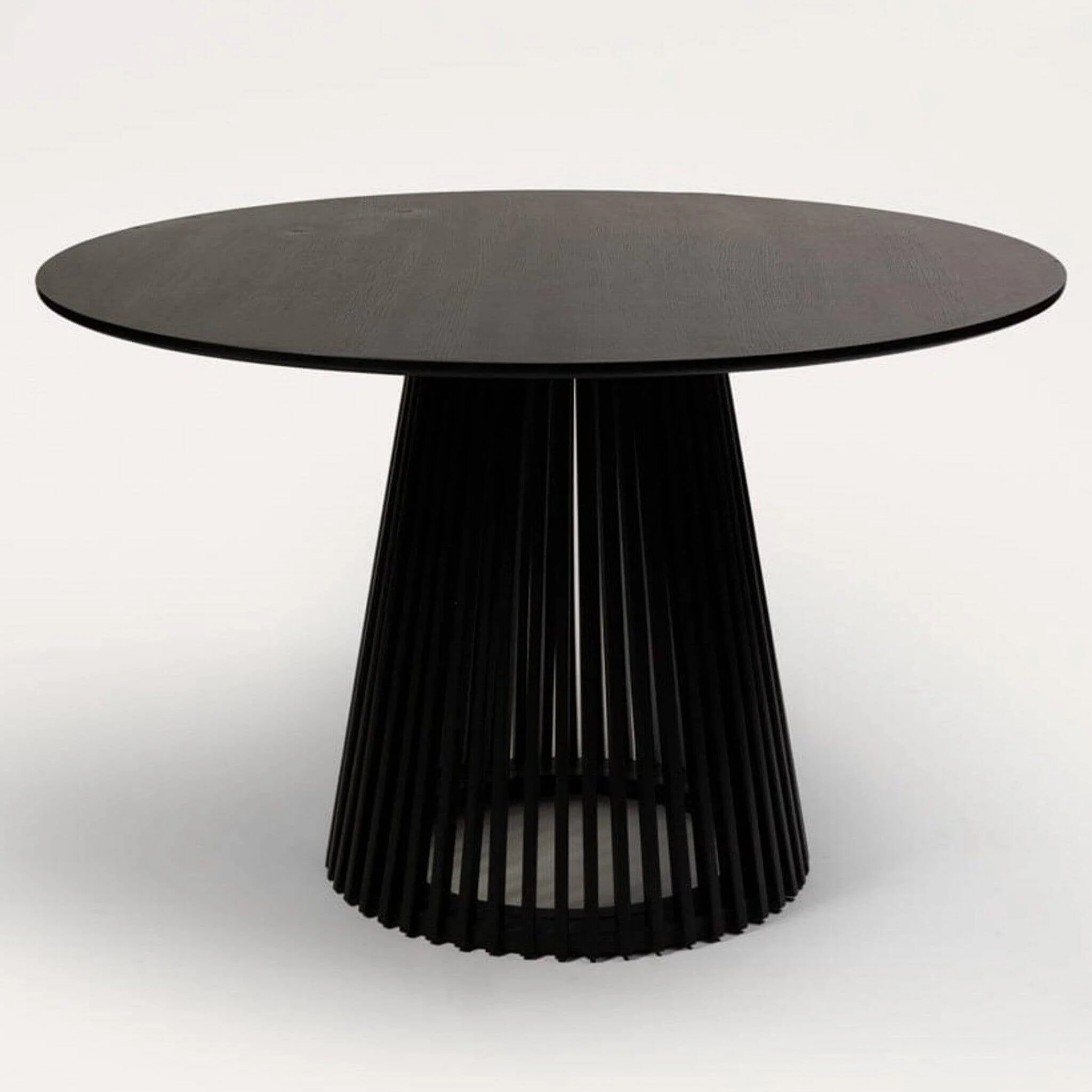 Outlet - Willow Round Dining Table Stained Black - Image 6