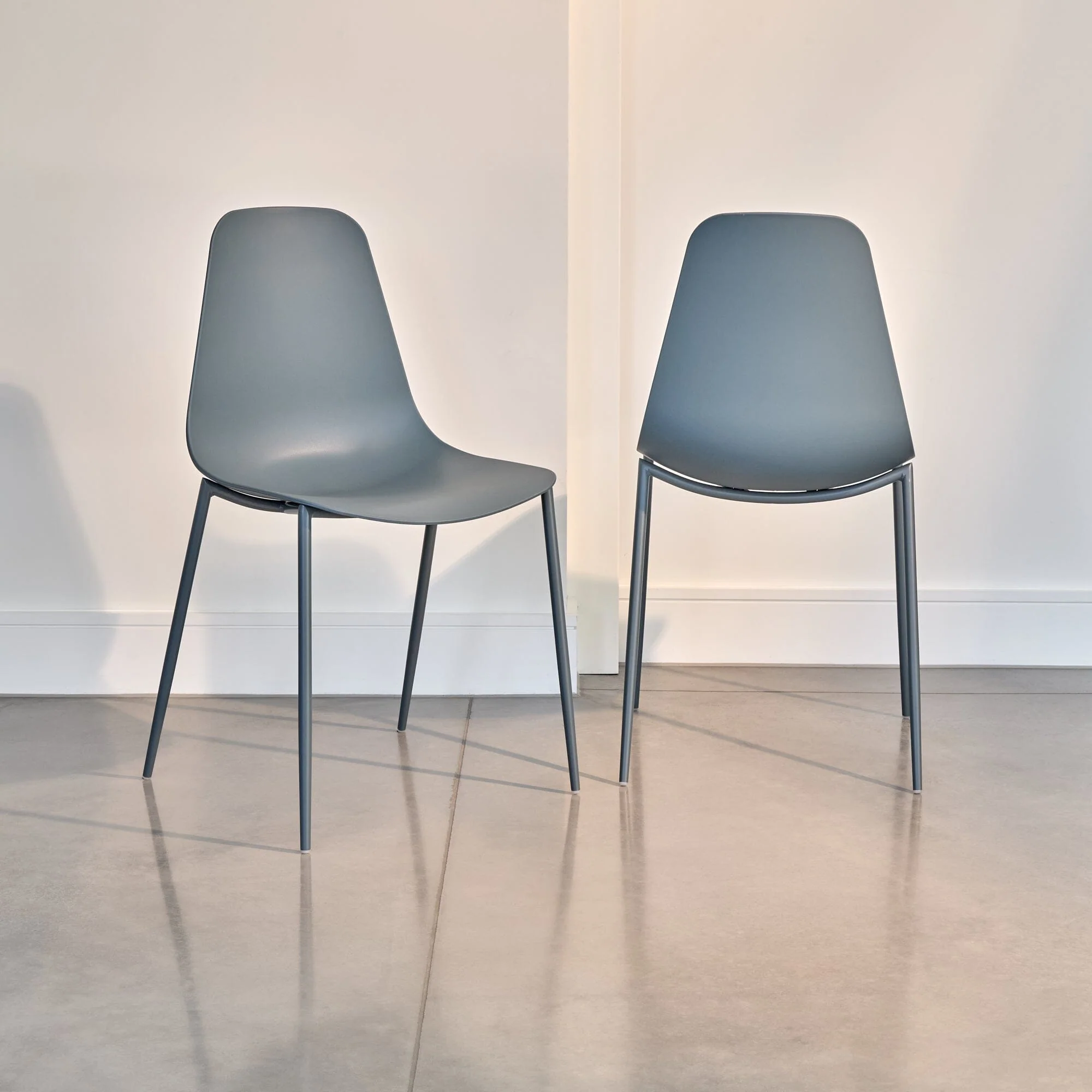 Outlet - Wren Dining Chairs - Set of 4 - Blue - Image 4