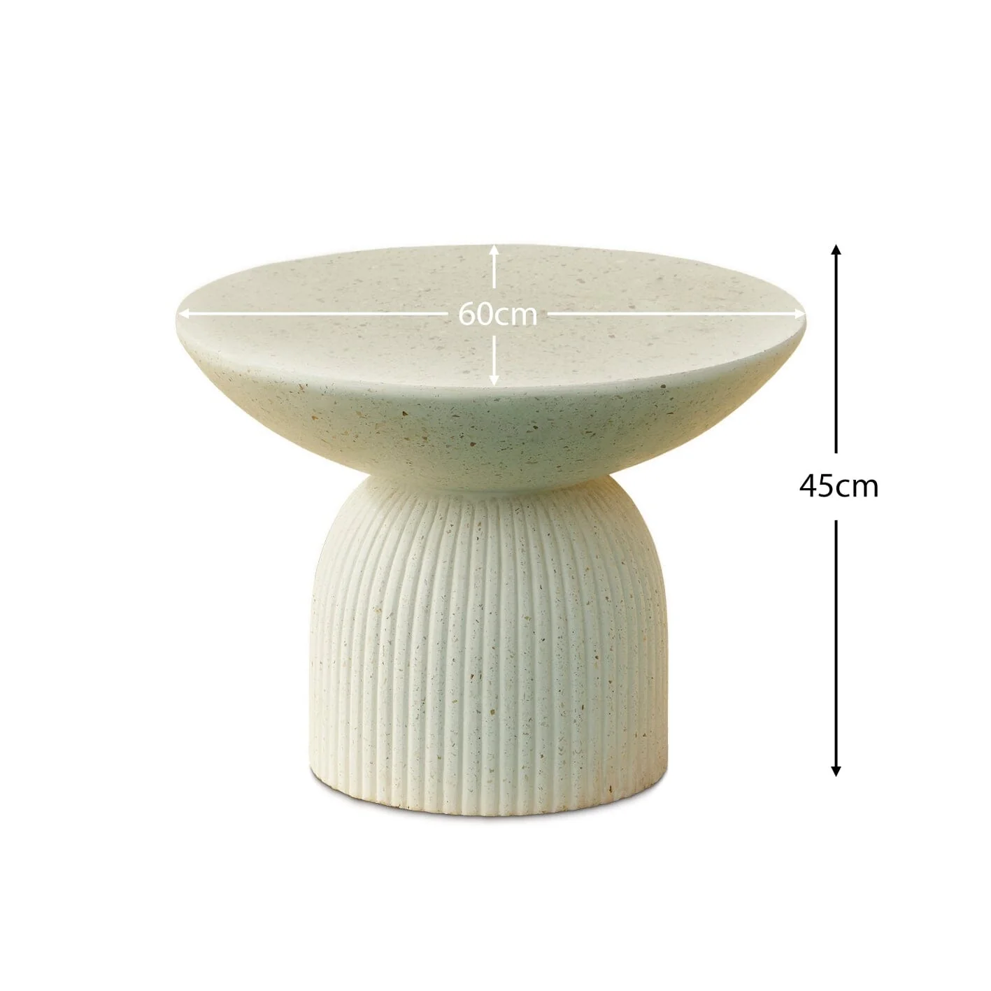 Outlet - Zaliki Pearl Terrazzo Concrete Coffee Table - Image 14