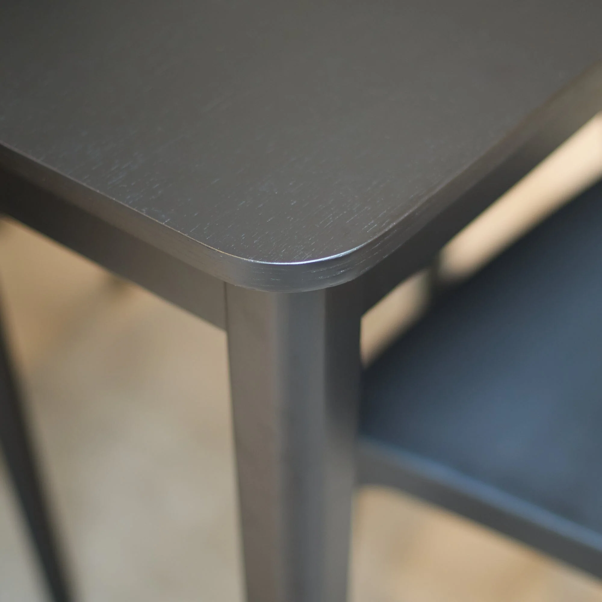 Paul Black Oak Extending Dining Table - Image 8