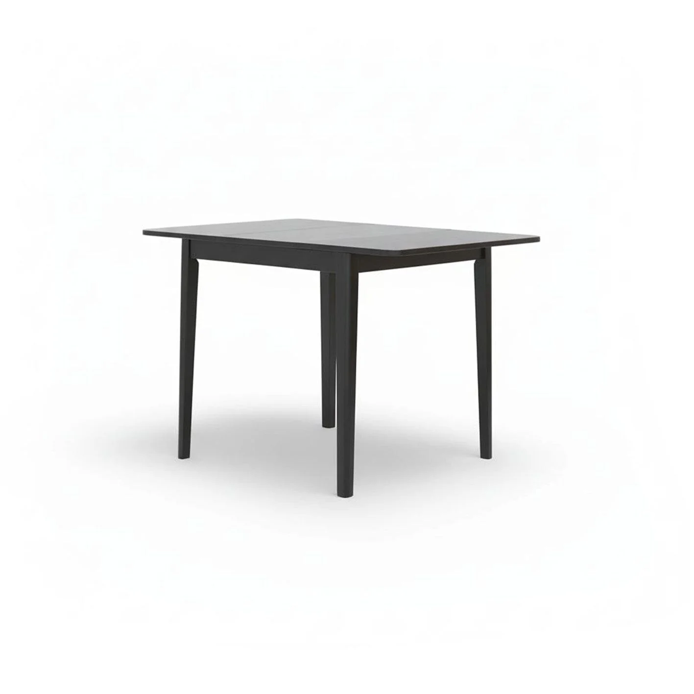 Paul Black Oak Extending Dining Table - Small - Image 8
