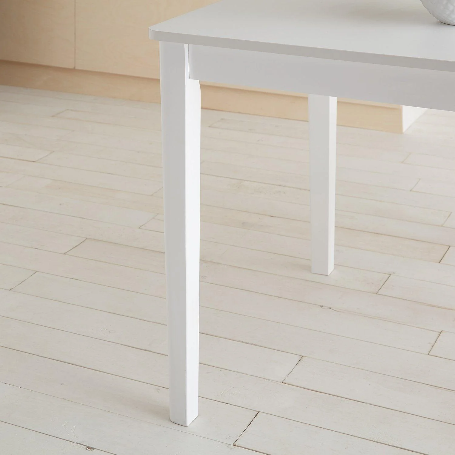 Paul White Extendable Dining Table Set - 2 Seater - Paul White Dining Chairs - Beech Legs - Image 6