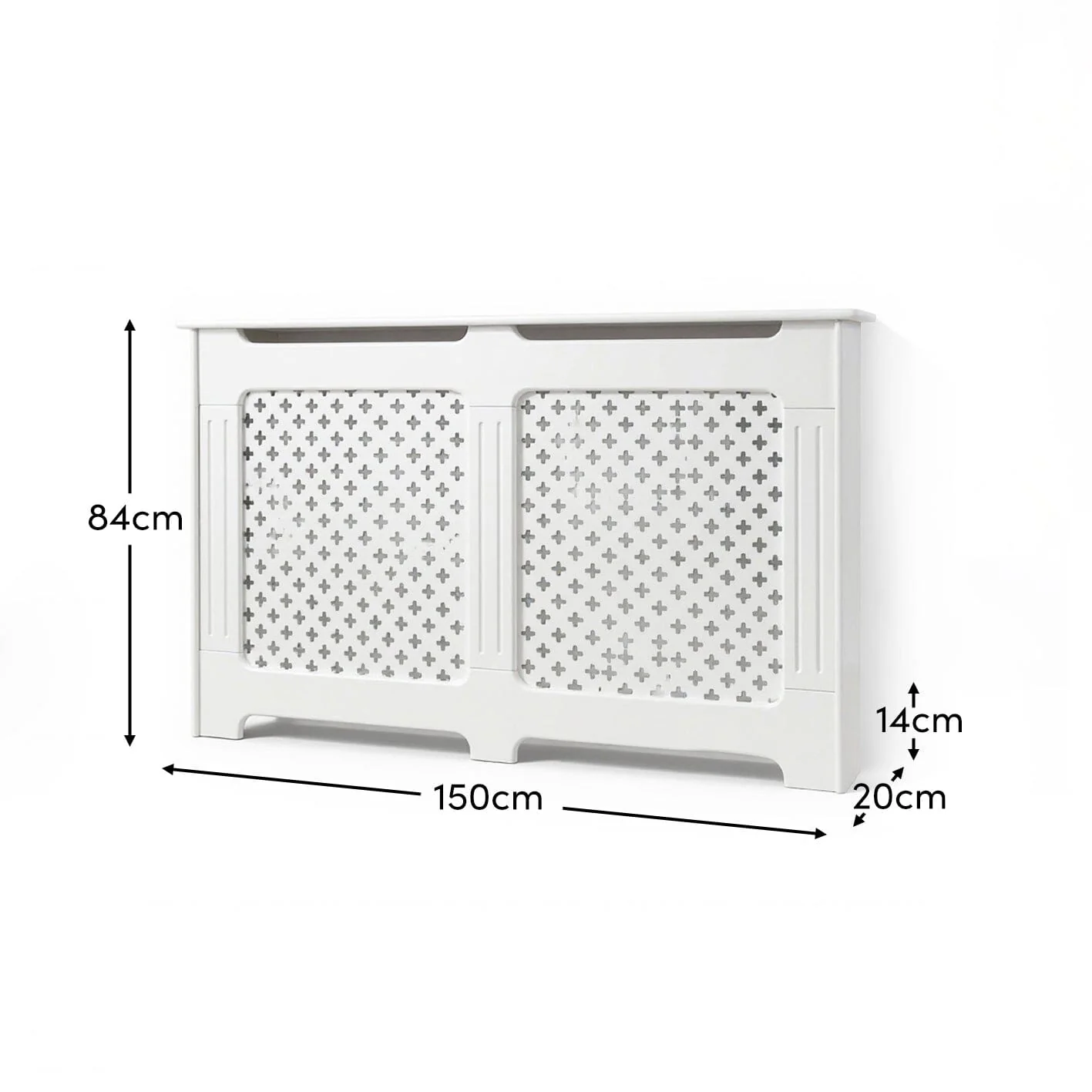Edith Radiator Cover - White - Large - Image 12