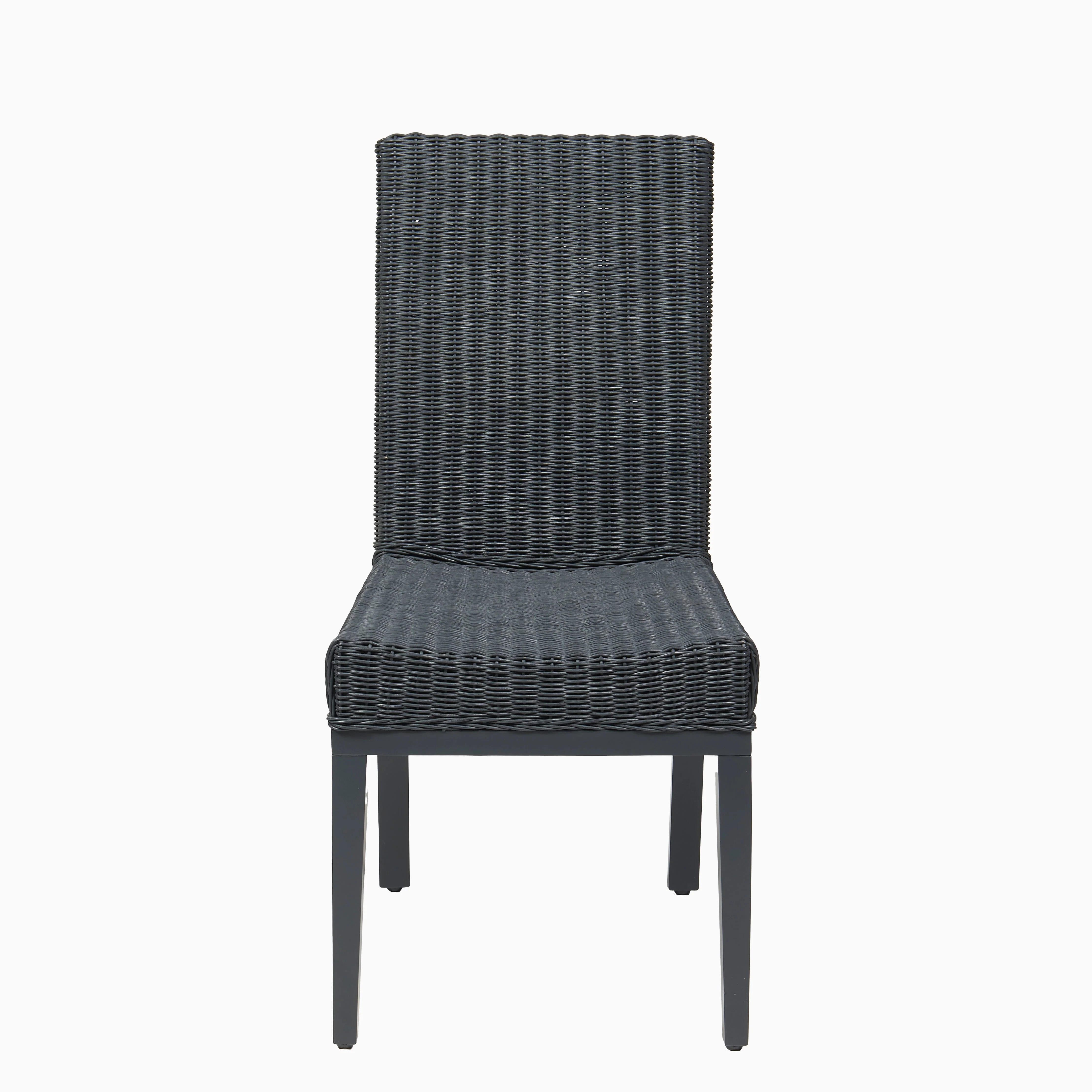 Reid Slate Grey Dining Chairs - Set of 2 - Mindi Wood Legs - Image 7