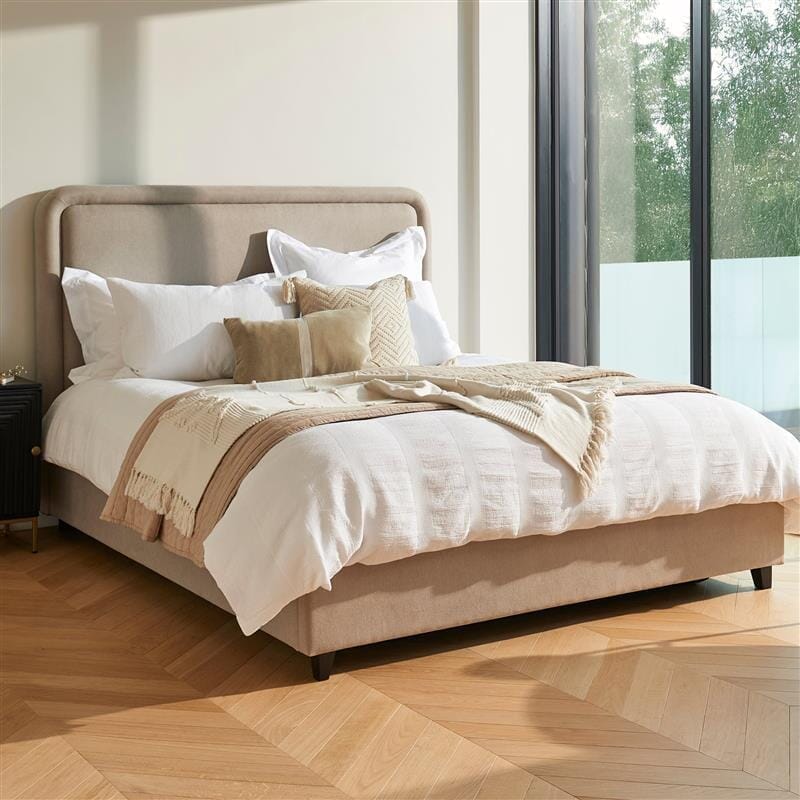 Robyn Double Ottoman Bed - Soft Beige - Image 9