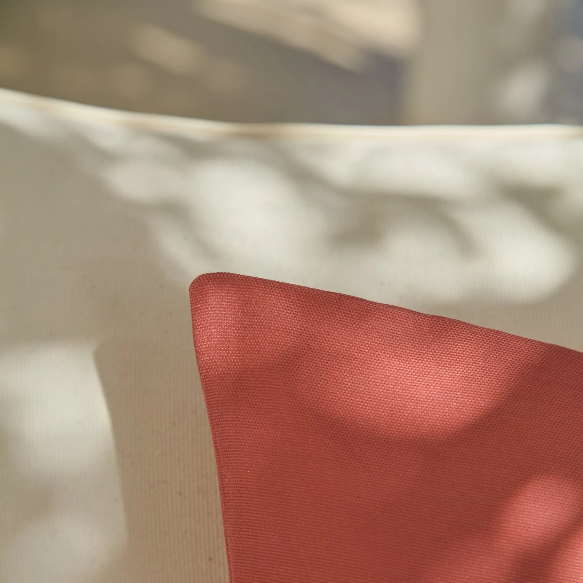 Salcombe 50x50cm Garden Cushion Cover - Paprika and Blush Pink - Image 5