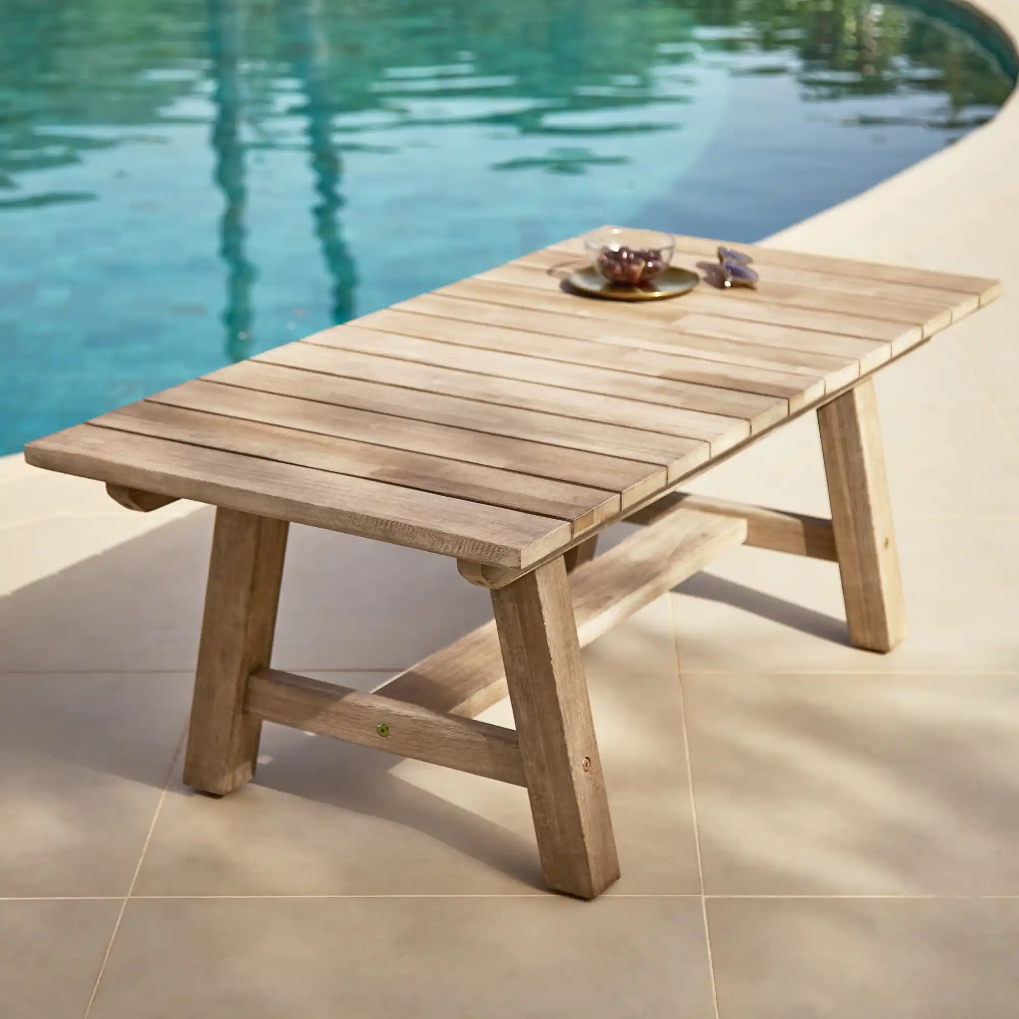 Shiro Wooden Garden Coffee Table - 120cm - Image 11