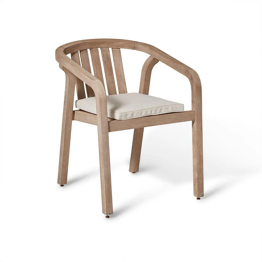Outlet - Shiro Wooden Garden Chair - Set of 2 - Image 8