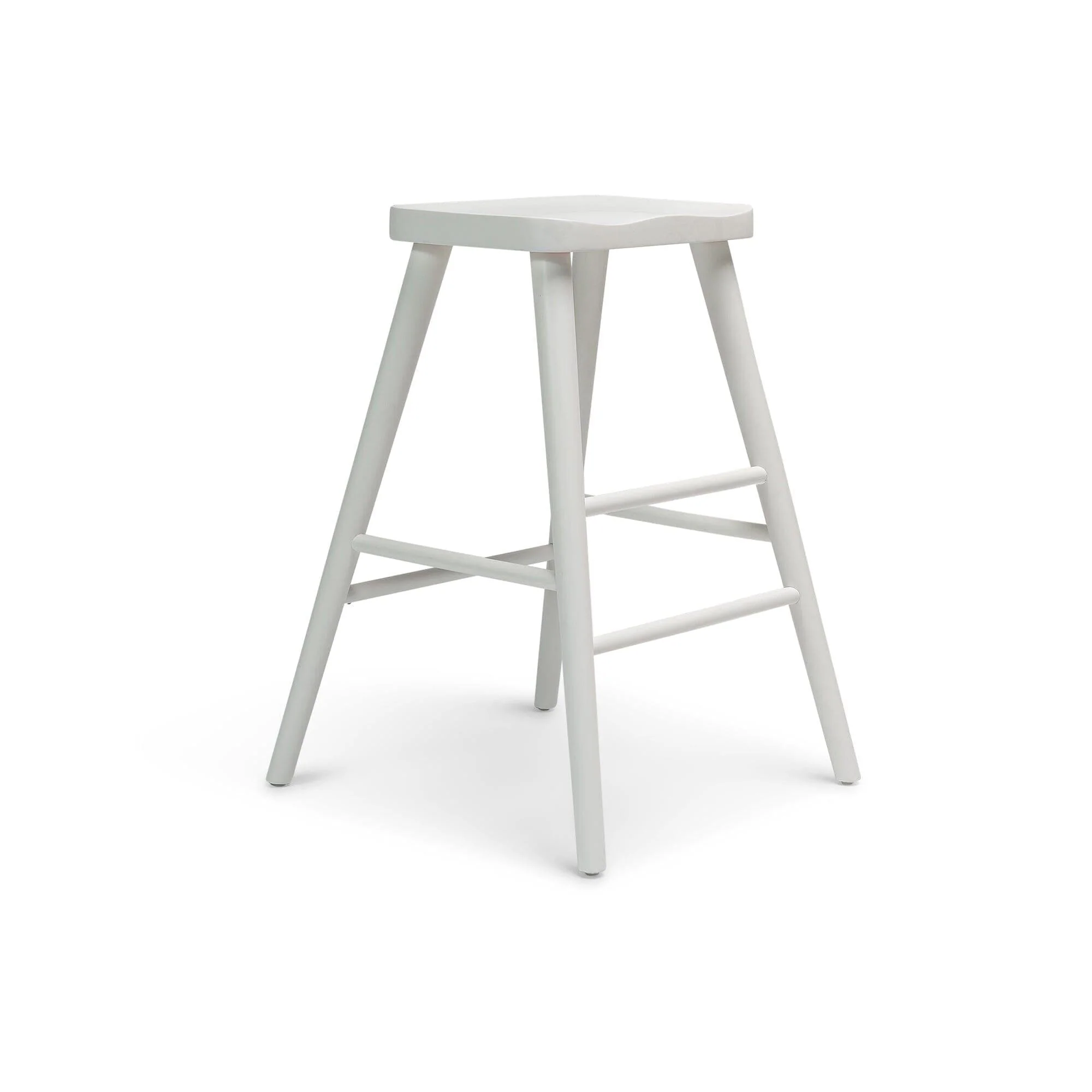 Silvester White Bar Stool - Image 5