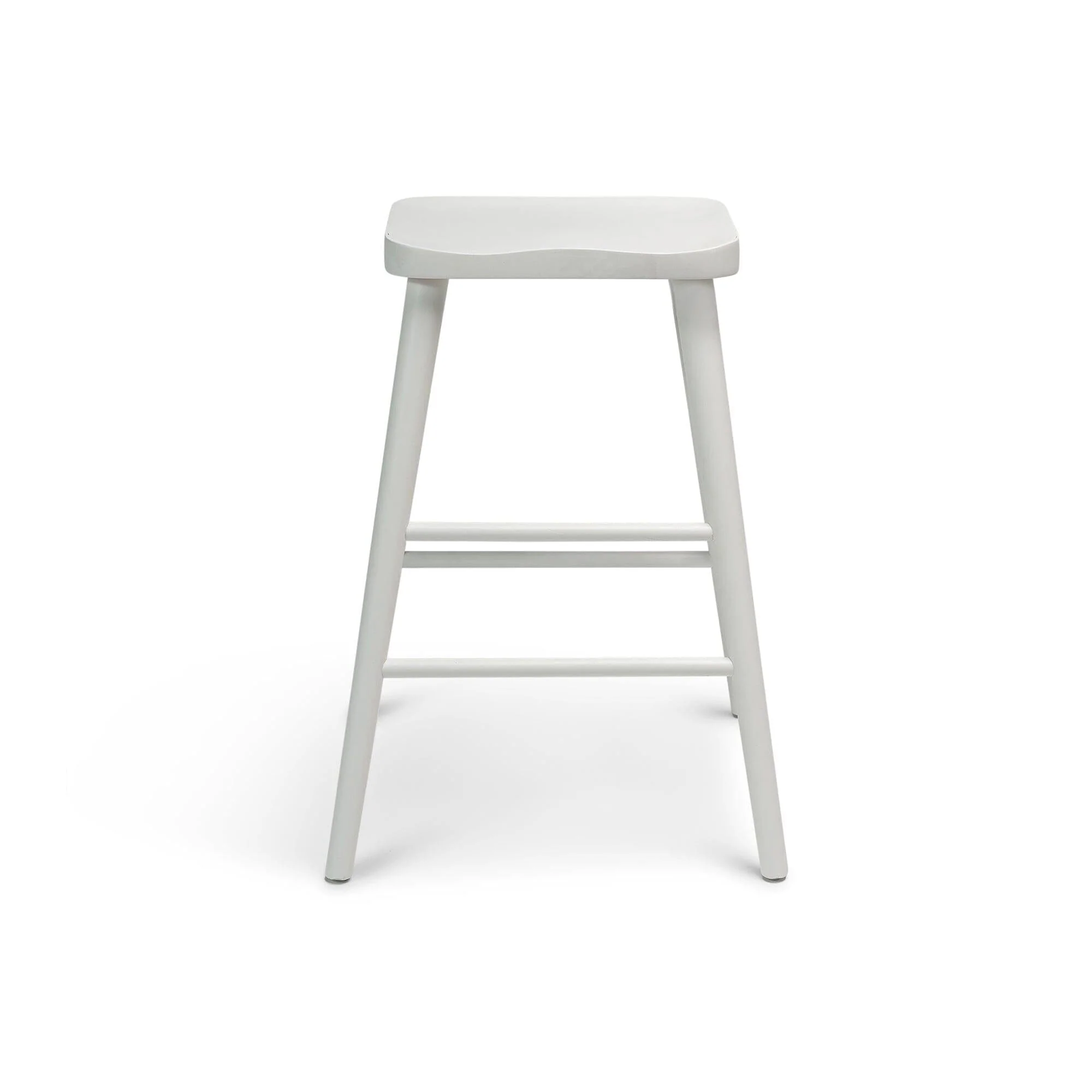 Silvester White Bar Stool - Image 7