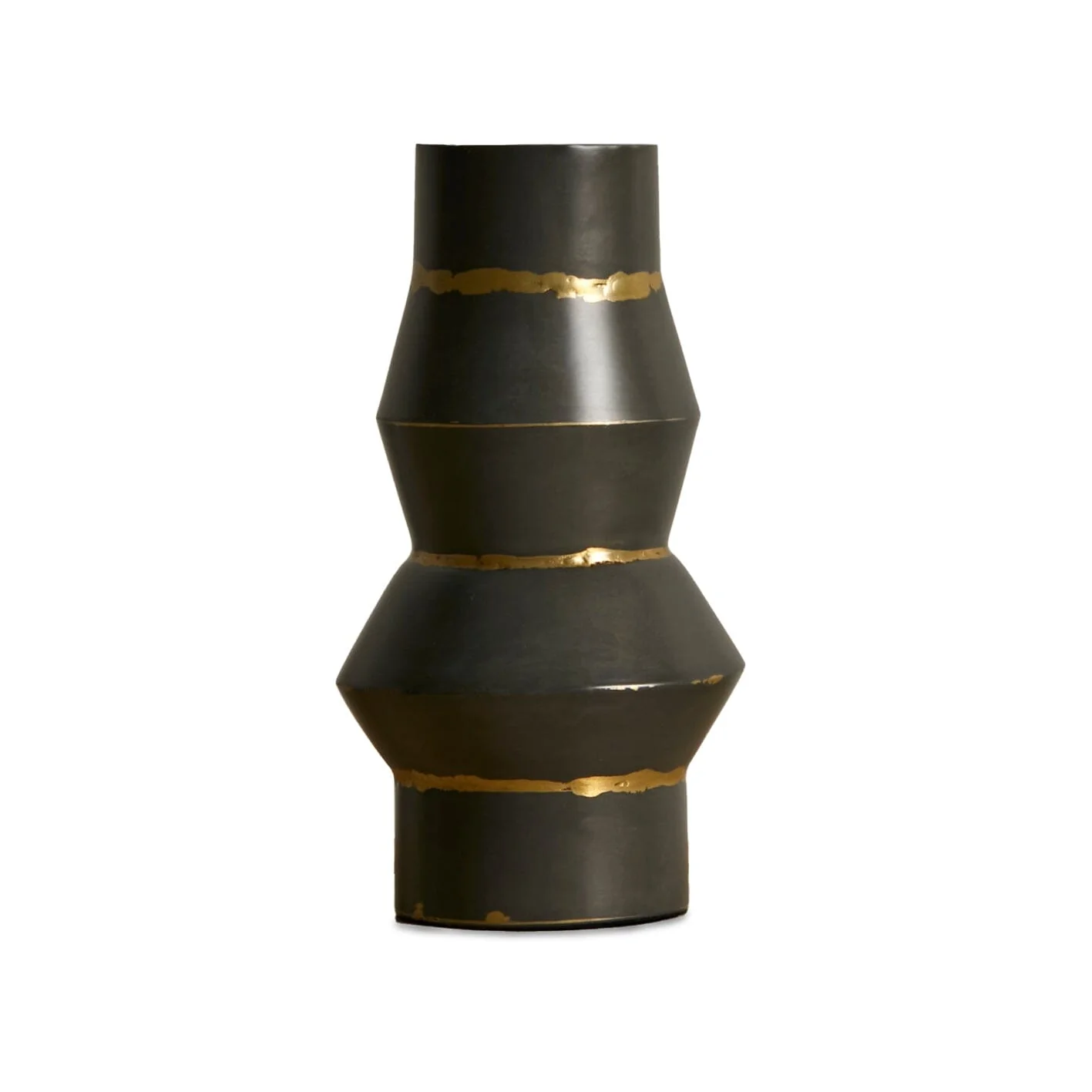Sopley 25cm Metal Vase - Black - Image 5