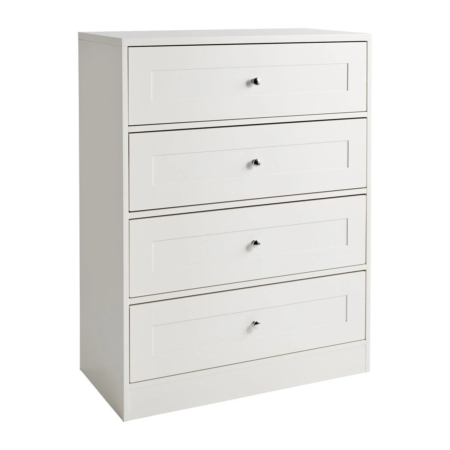 Stevie Chest of Drawers - 4 Drawer - White - Image 6