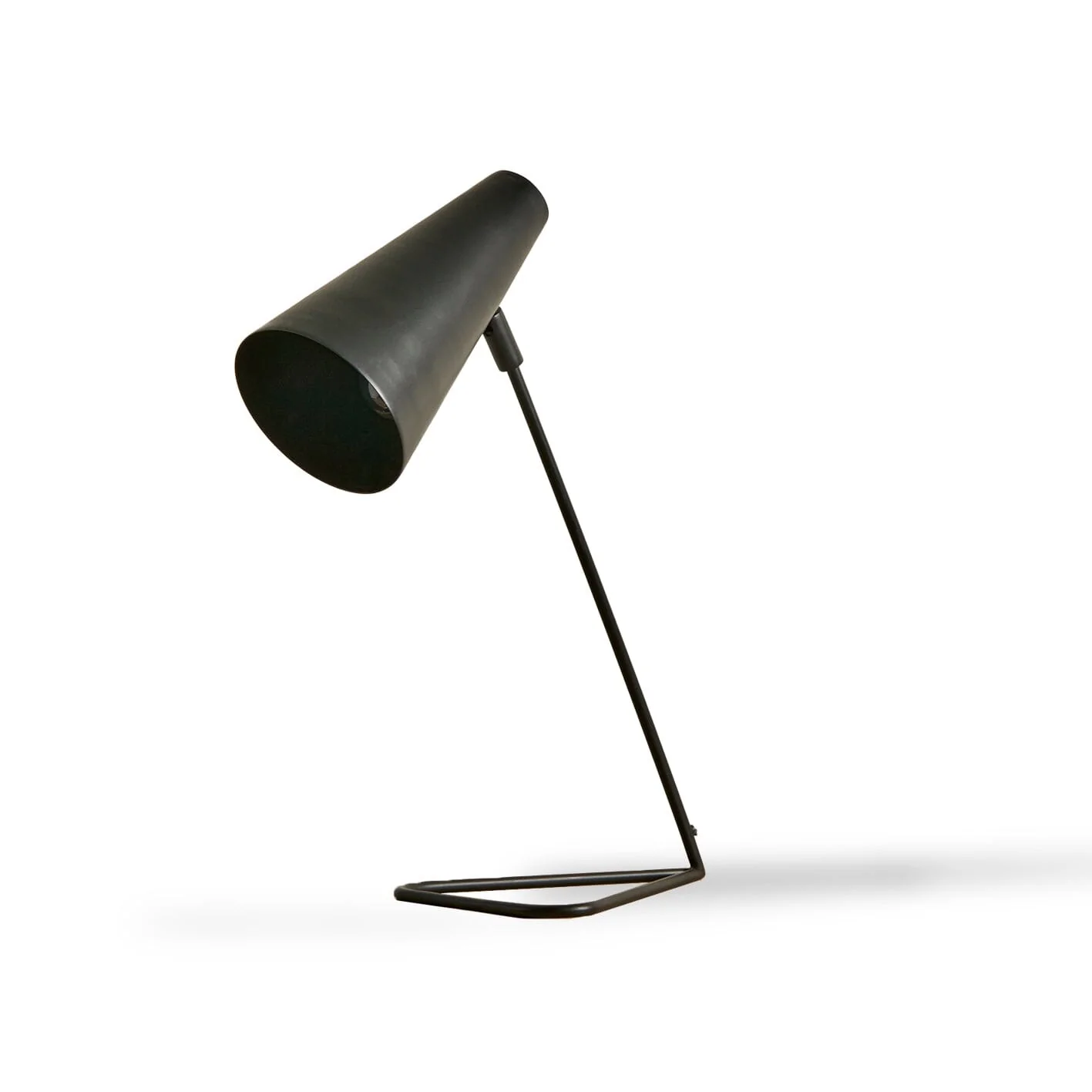 Thurdon 53cm Metal Desk Lamp - Black - Image 5