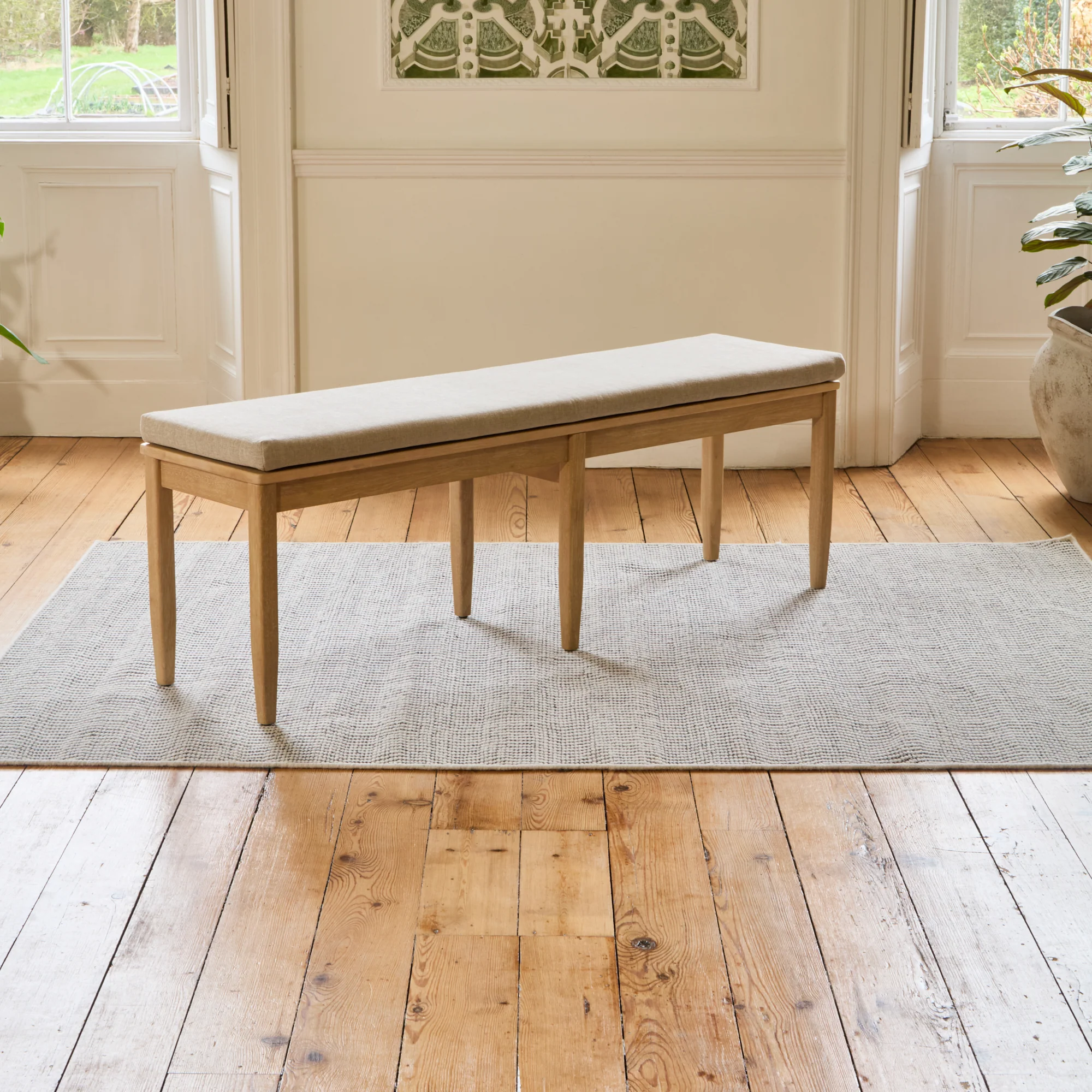 Tilly 150cm Bench Cushion - Mink Taupe