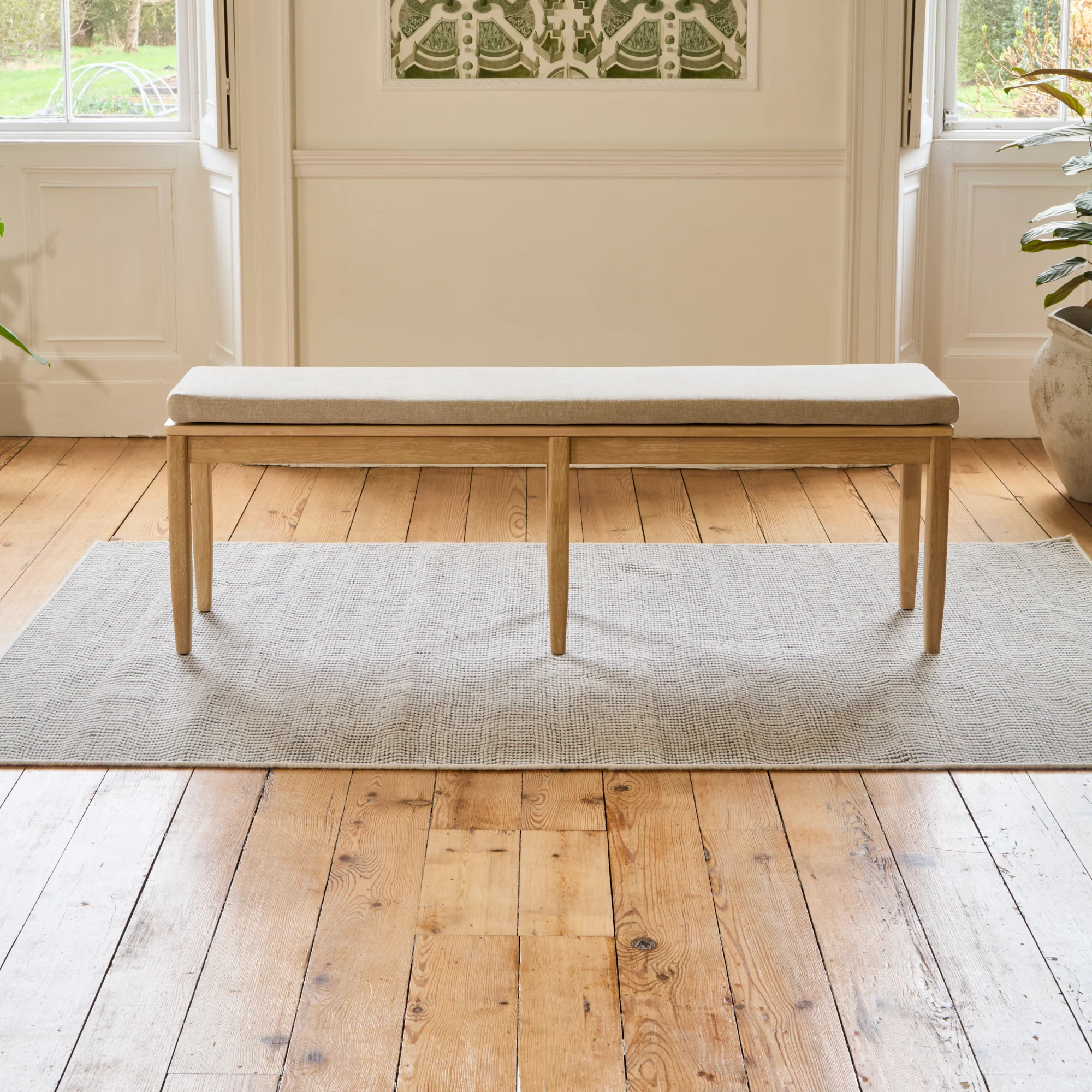 Tilly 150cm Bench Cushion - Mink Taupe - Image 2
