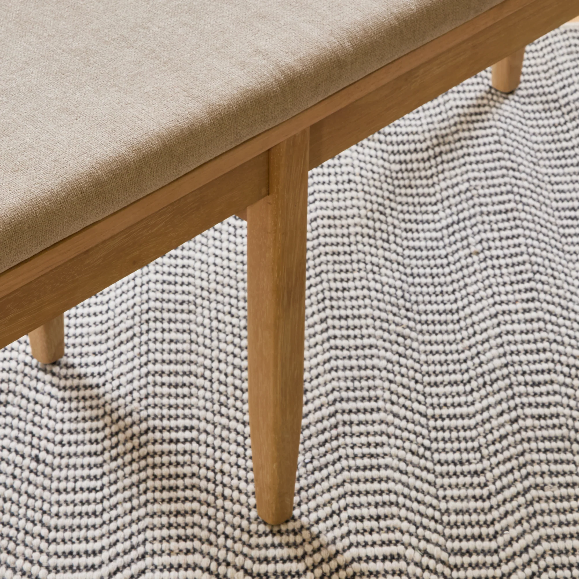 Tilly 150cm Bench Cushion - Mink Taupe - Image 6