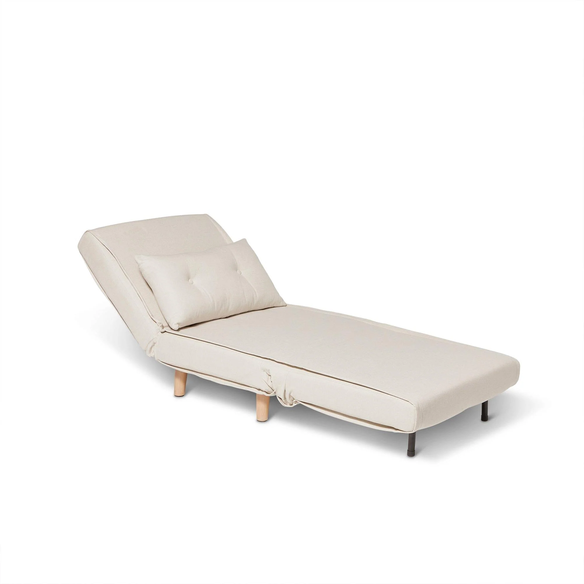 Una Single Sofa Bed - Oatmeal Linen - Image 8