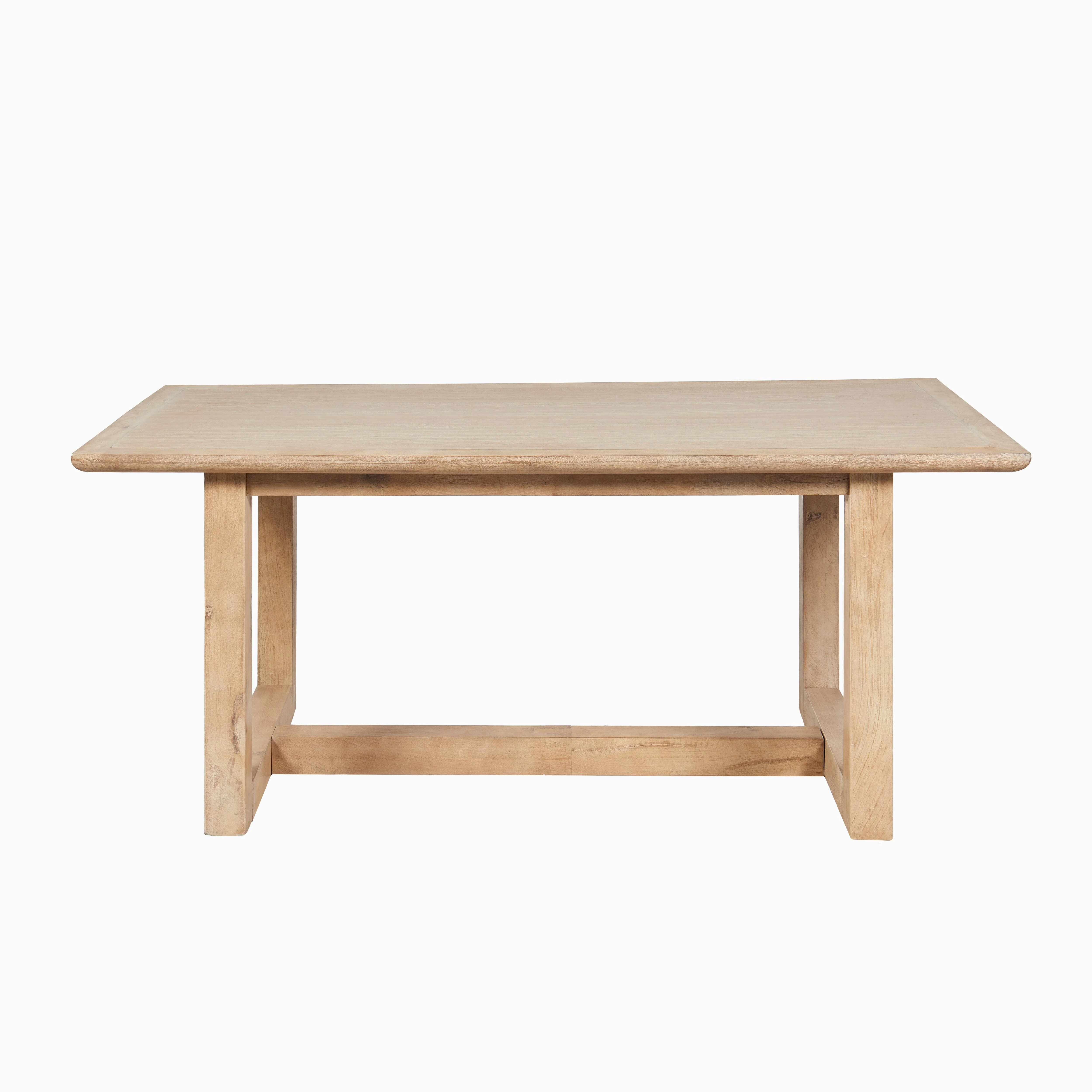 Valdis Mango Wood & Travertine Dining Table - Image 9