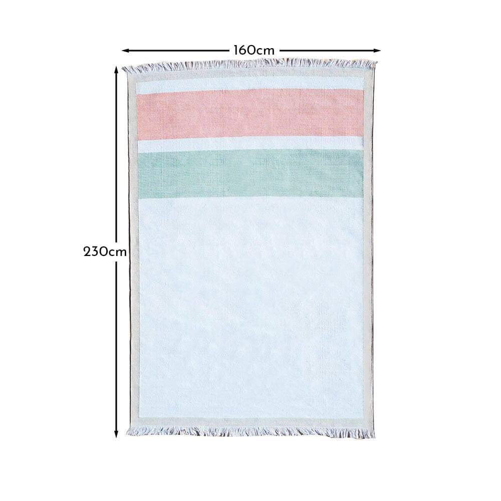 Whitbeck Striped Outdoor Pet Rug - Natural - 160cm x 230cm - Image 7