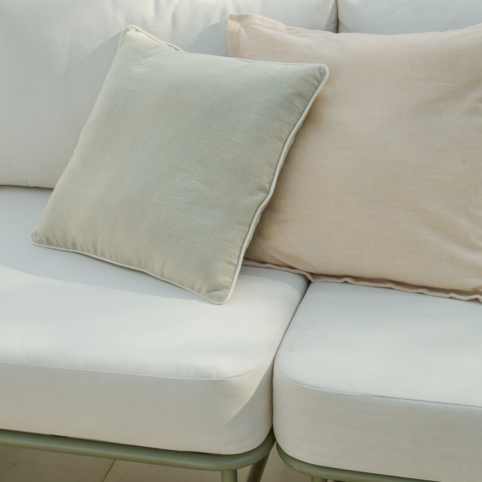 Wilder 3 Seater Garden Sofa - Olive Green - Image 4