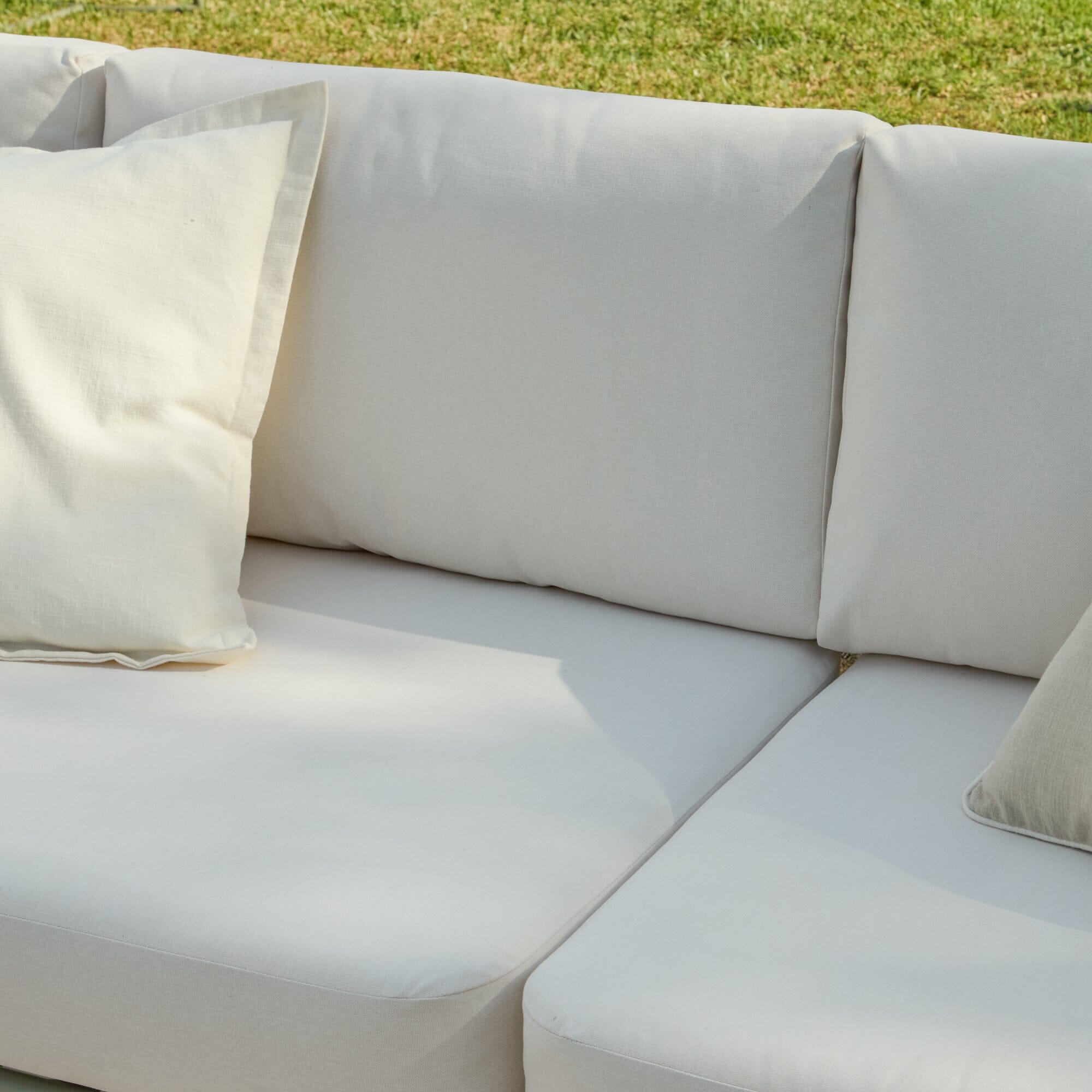 Wilder 4 Seater Metal Garden Conversation Set with Wilder Coffee Table - Olive Green - Image 4