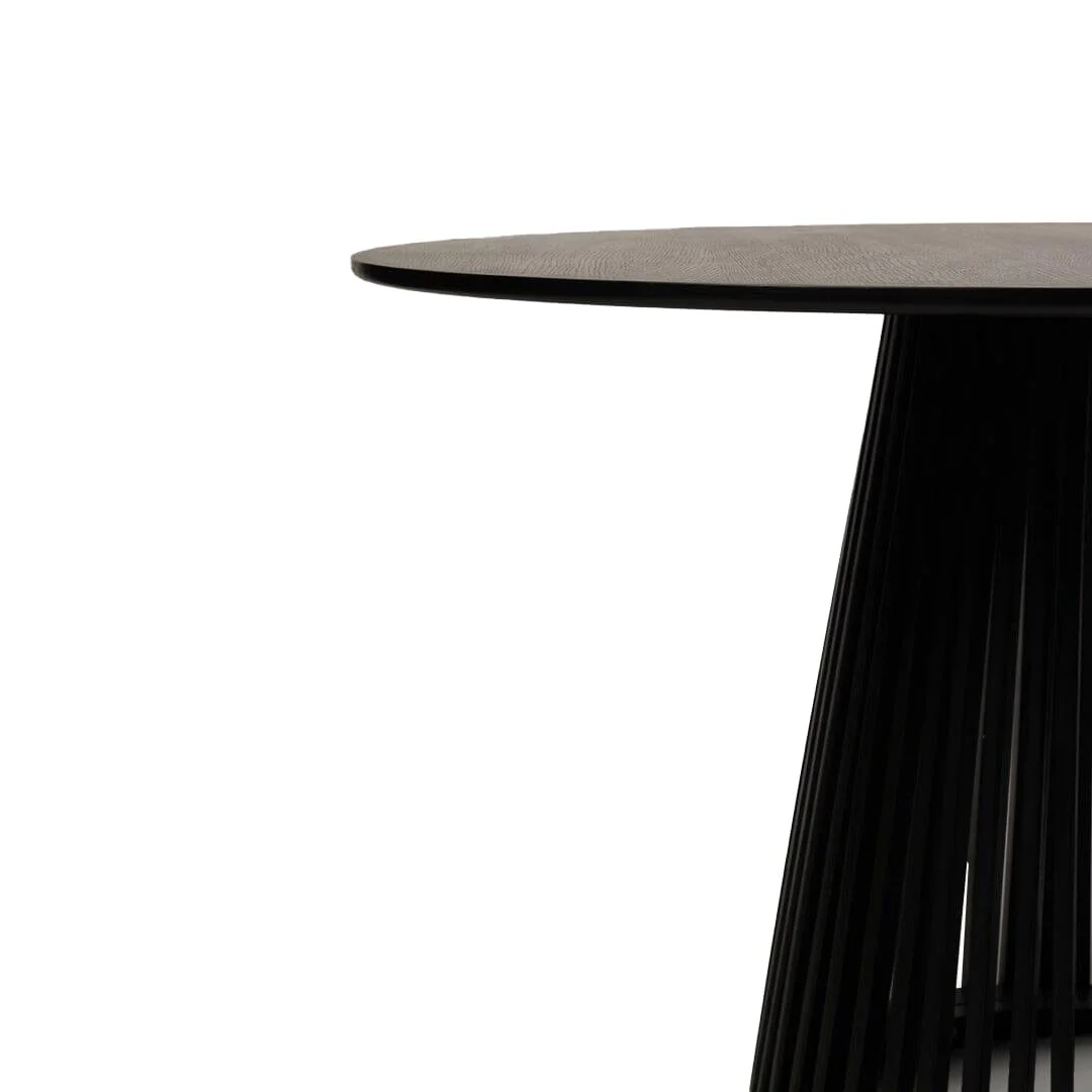 Willow Black Round Dining Table - Image 11