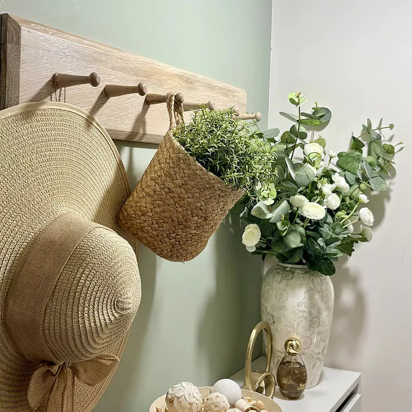 Willow Wooden Coat Rack - Whitewash - Image 3