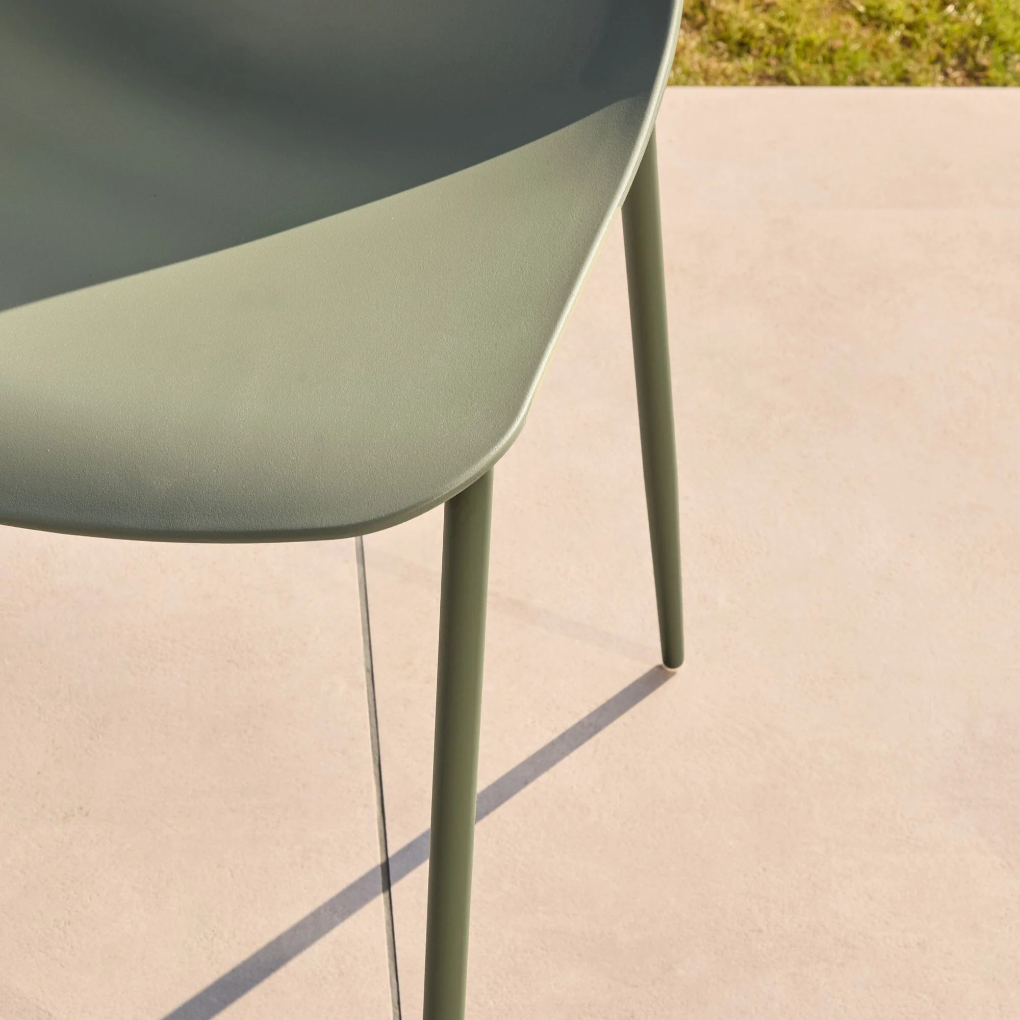 Wren Olive Green Garden Chairs - Set of 2 - Image 3